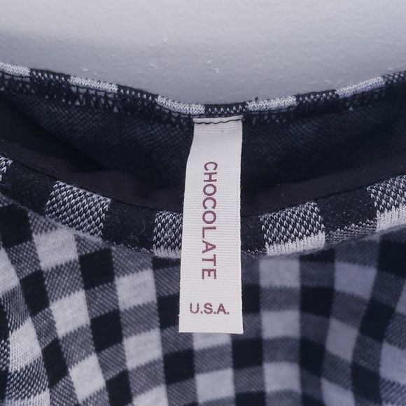 Chocolate USA Plaid Cami Crop Top - Picture 3 of 4